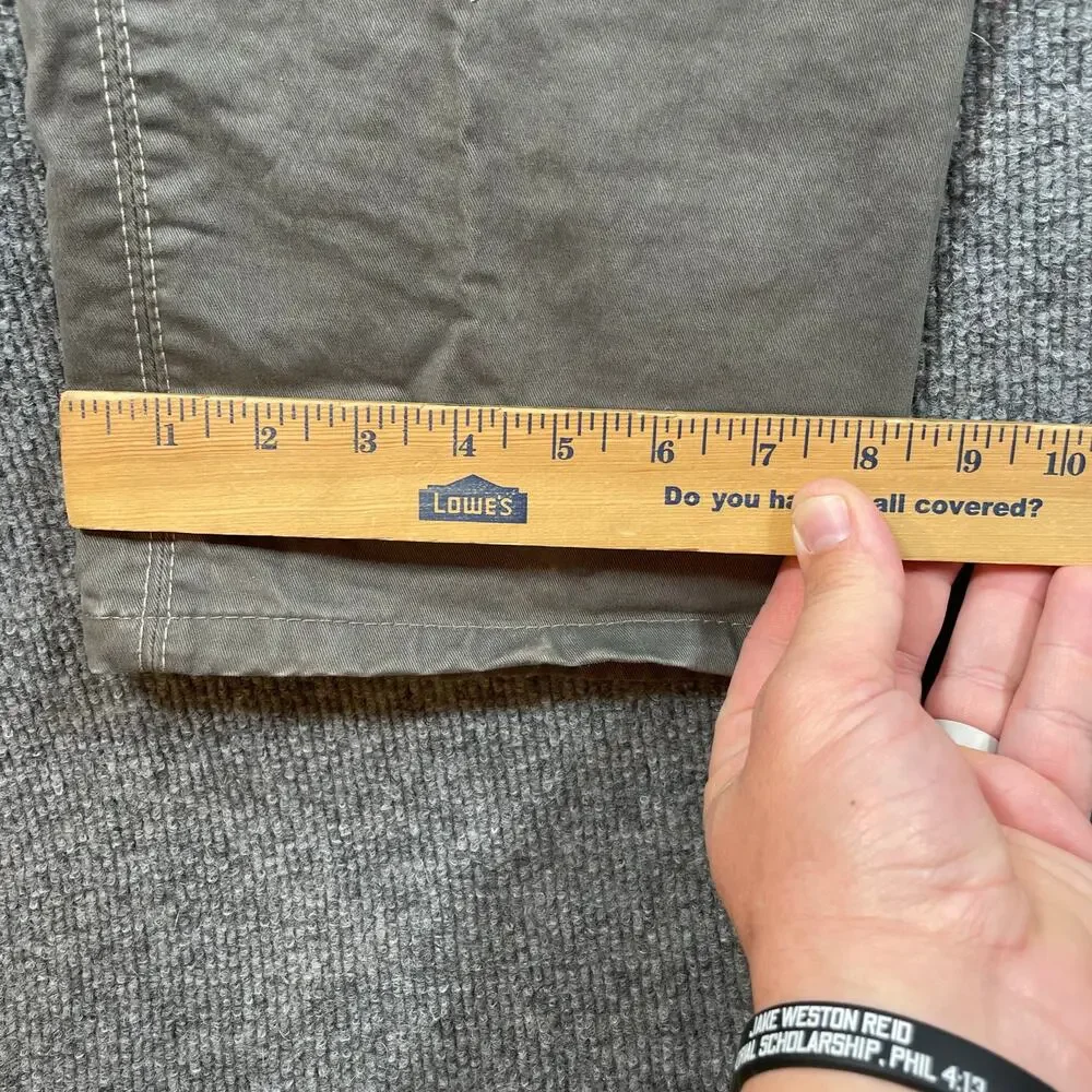 Kuhl Rebel Saddle-Stitched Jeans Men's 34X30 Gray Twill Fabric Outdoor Trail